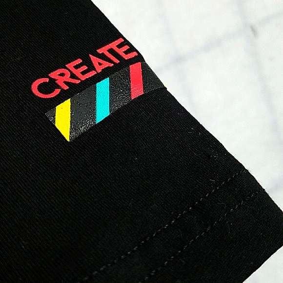 NWT Create 2Mrw Black Skull Tee sz Large - Picture 6 of 8